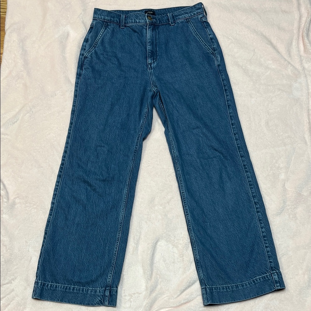 J. Crew Factory Women's Blue Flare Jeans